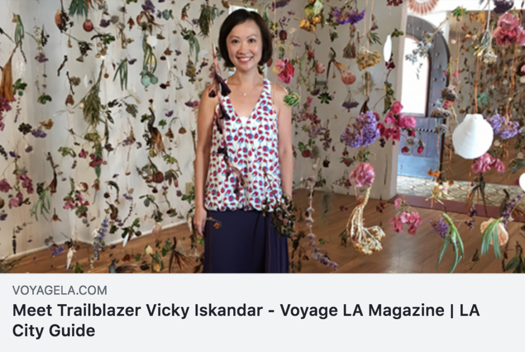 Vicky Iskandar in Voyage LA